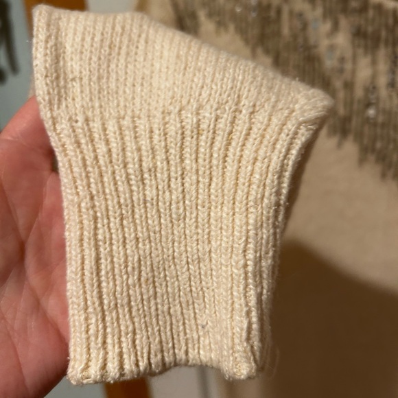 Vintage Raqul silk/angora sequin sweater - Picture 6 of 7